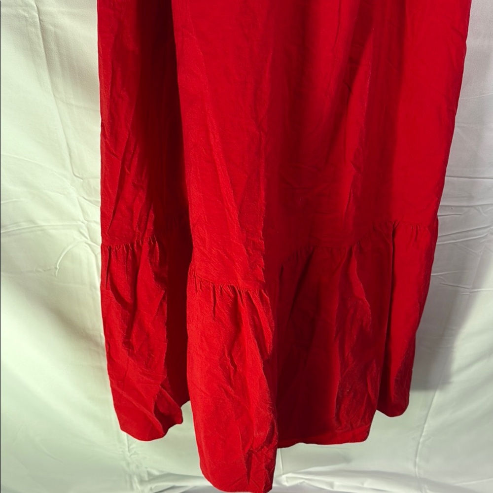 Universal Thread Red Ruffled Smocked Maxi Dress - Picture 6 of 15